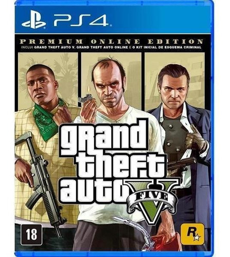 Jogo Ps4 Gta V Premium Online Edit  Rockstar Games