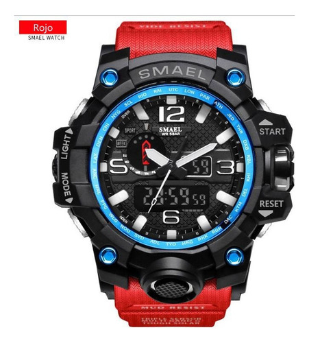 C Reloj Militar Smael S Shock Táctico Sumergible 50m