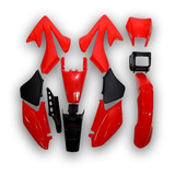 Kit Plasticos Cachas Honda Xr 250 Tornado Rojo