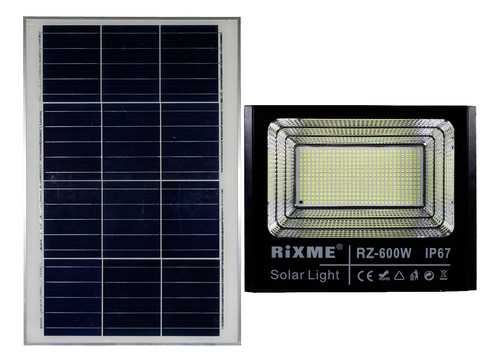 Reflector Solar 600w Lampara Para Alumbrado Exterior Ip67 