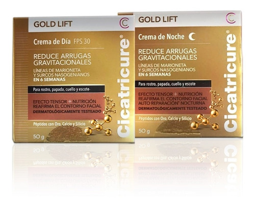 Cicatricure Gold Combo Dia Y Noche X50 