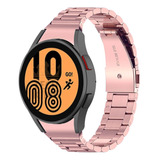 Pulseira Metal Fecho Borboleta Para Galaxy Watch 4 40mm/44mm