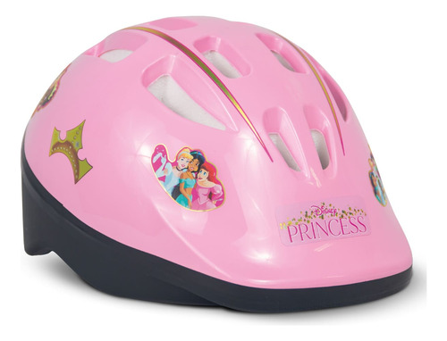 Capacete Bike Infantil Bicicleta Skate Patins Princesas Rosa
