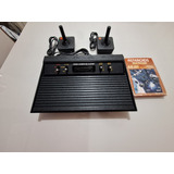Atari 2600 Polyvox Com Dois Controles E Cartucho 