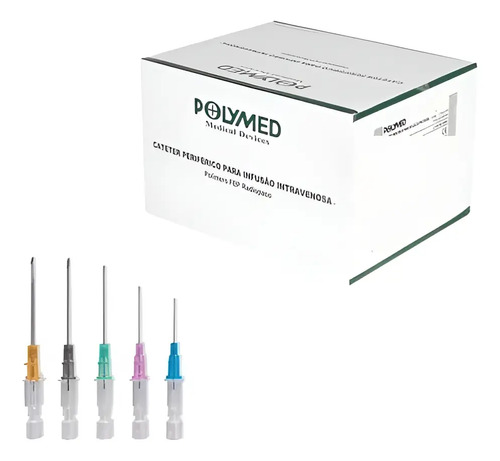 Cateter Jelco Polymed 100 Unidade Hospitalar 14g A 22g | Parcelamento sem juros