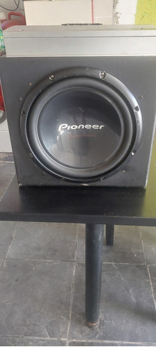 Subwoofer Pionner 12 P Doble Bobina Con Caja Y Potencia