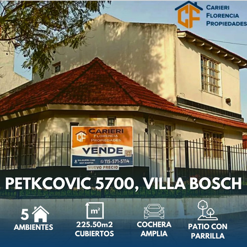 Casa 5 Amb En Venta Villa Bosch