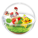 Figura Pokemon Terrarium Happy Days Pikachu & Spinda Re-ment