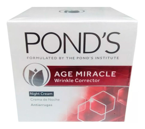 Crema Ponds Age Miracle Noche 50 Gr Antiarugas