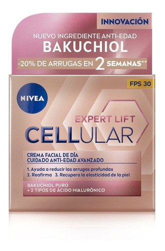 Nivea Crema Facial Cellular Lift Expert De Día Fps 30 50 Ml