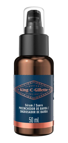 Sérum Preenchedor De Barba King C. Gillette 50ml