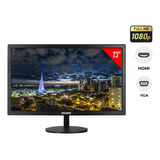 Monitor 23 Full Hd Hdmi Vga Led Fhd 60hz 100/240v Preto Cor Preto Voltagem 110v/220v