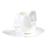 Taza De Porcelana De 260ml, Juego De Taza Y Platillo De Té