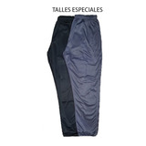 Pantalon Jogging Acetato Hombre Talle Especial Grandes