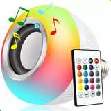 Kit 2 Lampada Bluetooth E27 Led Colorida Musical C/ Controle