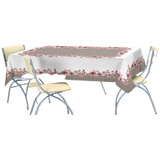 Toalha De Mesa Estampada Retangular Bella 1.40x2.10 Magnólia