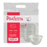 Pote Bowl Com Tampa 20un 250ml Prafesta