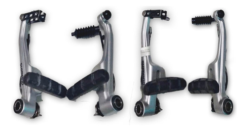 Kit De Freno Shimano V-brake Bicicleta Delantero Y Trasero