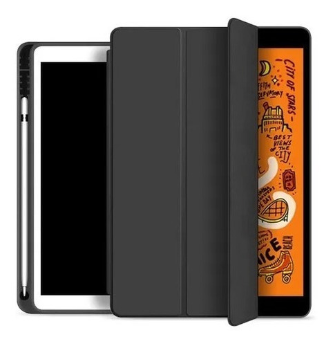 Carcasa Smart Cover Con Ranura Pencil Para iPad 7/8/9 10.2 