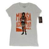 Attack On Titan Mikasa Ackerman Playera 100% Original