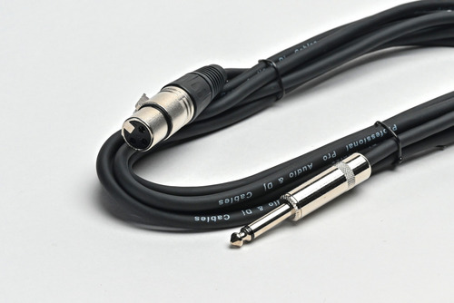 Cable Profesional Pro Audio Plug Mono A Canon Xlr Hembra 3,6