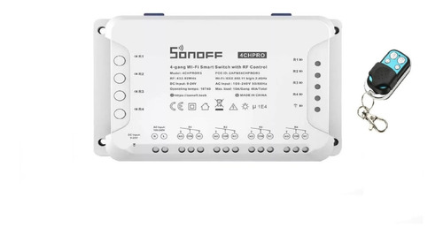 Sonoff 4ch Pro R2 Wifi 433mhz Original Controle Incluso
