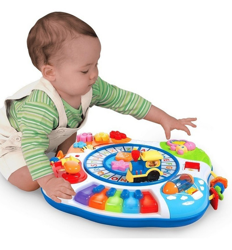 Winfun Mesa Bebe Musical Portatil 2en1 De Actividades Nueva 