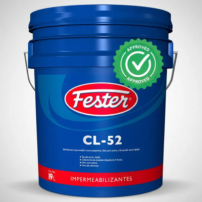 Fester Cl-52 Membrana Impermeable Monocomponente Lista 19l Azul | Envío gratis