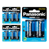 10 Pilhas Comum D Panasonic (5 Cart)