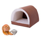 Casinha Pet Impermiável Iglu 45x45x40 Peluciada Conforto Pet