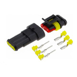 Set 4 Pares Conector Eléctrico De 3 Pines 12-24v Impermeable