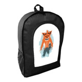 Mochila Negra Crash Bandicoot Adulto / Escolar A2