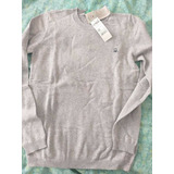 Sueter/pullover De Lana United Colors Of Benetton Gris 10-11