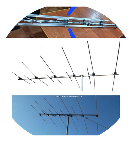 Antena Hd / Fm/ Rural Costera (con Balun) Sin Cable Coaxial 
