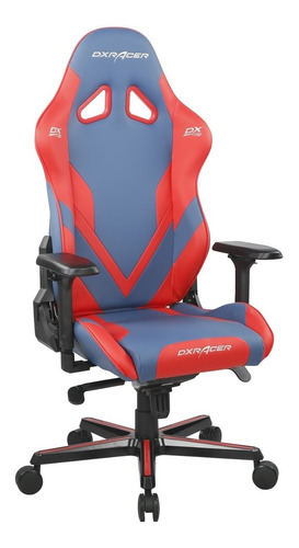 Cadeira Dxracer Gaming Azul E Vermelha G001-br