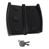 Fechadura Para Porta De Vidro De Correr 3530 E 3534 Preto