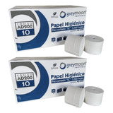 Papel Higiénico Greymoon 2 Cajas 36 Rollos 1,000 Hojas C/u