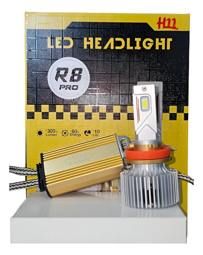 Kit De Leds R8 Pro H4 H13 9004 9007 5000lumens 300w