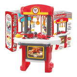 Kit Cozinha Infantil Vermelha Grande - Big Star Brinquedos 