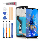 Pantalla Táctil Lcd Con Marco Para Motorola E7 Plus/g9 Play