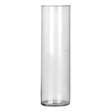 Tubo De Vidro Decorativo Vaso Cilindro 10x30 P/ Arranjo Sala