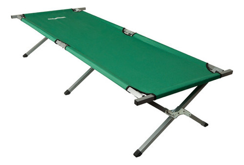 Catre Acero Waterdog Plegable Resistente 120kg Funda Color Verde Oscuro