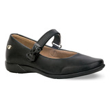 345-09 Zapato Escolar Niña Negro