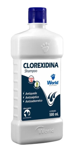 Shampoo Clorexidina Dugs Cães Seborreia Anti Queda 500ml