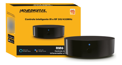 Controle Inteligente Rm6 Pro Ir E Rf 315/433mhz Nova Digital