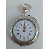 Reloj Colgante De Plata 10 Rubis Barnand Suizo