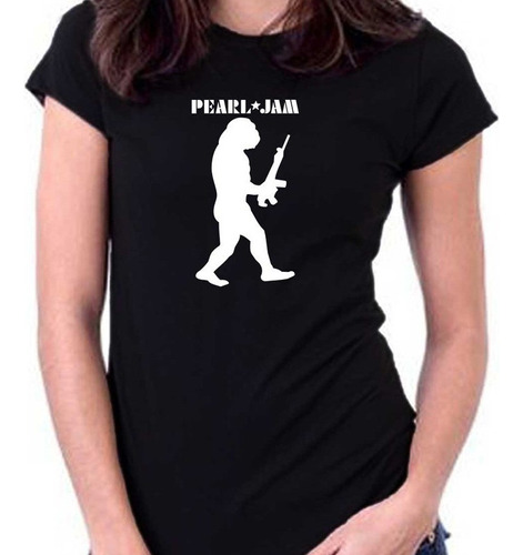 Remera Mujer Pearl Jam 100% Algodón Calidad Premium 2