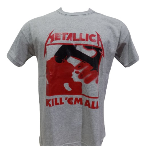 Remera De Metallica Kill 'em All Rockería Que Sea Rock 