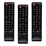 Kit 3 Controles Remoto Multifuncional Smart Tv Hub Hd 4k