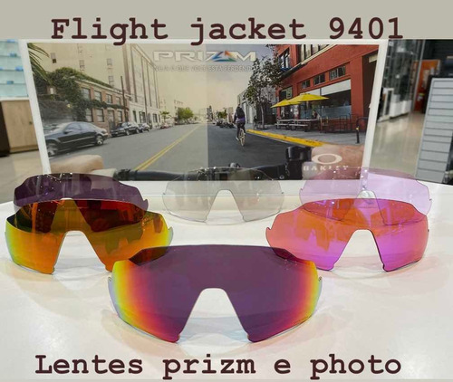 Lente Prizm Oakley Flight Jacket Und Opções Tecnologia E Cor